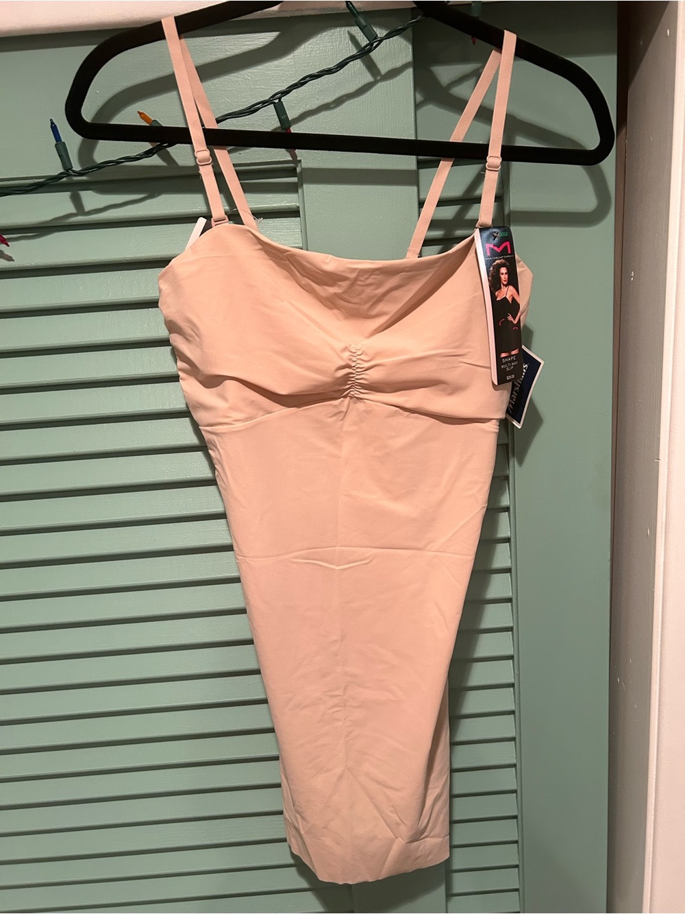 Maidenform Nude Beige Shaping Slip with Adjustable Straps